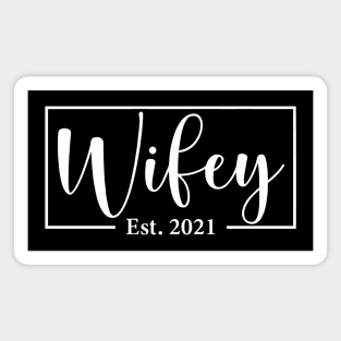 Wedding Anniversary Wifey 2021 Magnet